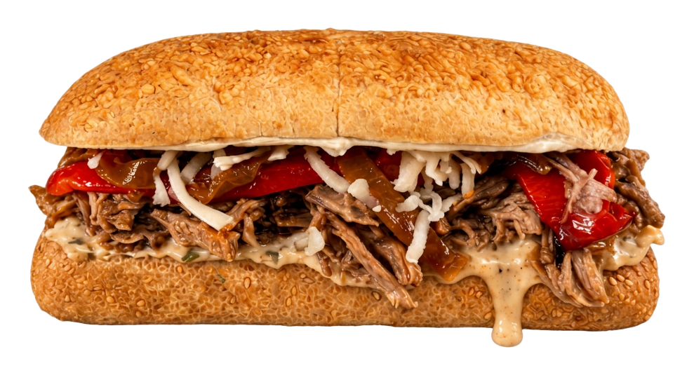 Sweet Heat Pork Melt sandwich